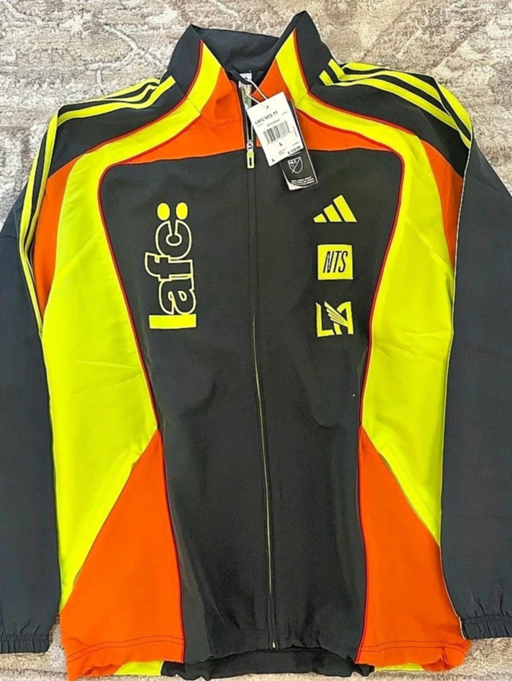 adidas Los Angeles FC x NTS Track Top Men's Black & Yellow Medium